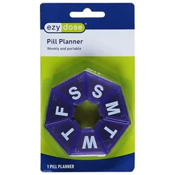 Ezy Dose Pill Reminder 7 Sided - Ea