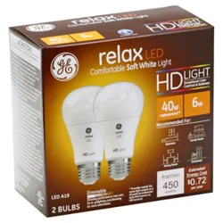 Ge 40w Eq Hd Relax Aline - 2 Ct