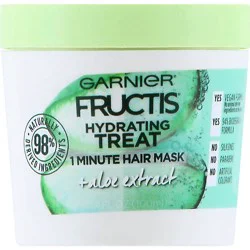 Garnier Hydrating Treat 1 Minute Hair Mask Aloe - 3.4 Fz
