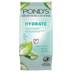 Pond's With Aloe Vera And Vitamin B3 Makeup Remover Wipes – 25 Count