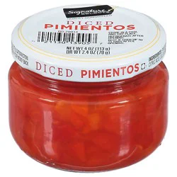 Signature Select Pimientos Diced - 4 Oz