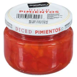 Signature Select Pimientos Diced - 4 Oz