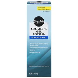 Signature Select Acne Treatment Adapalene Gel - 0.5 Oz