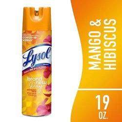 Lysol Mango And Hibiscus Disinfectant Spray - 19 Fl. Oz.