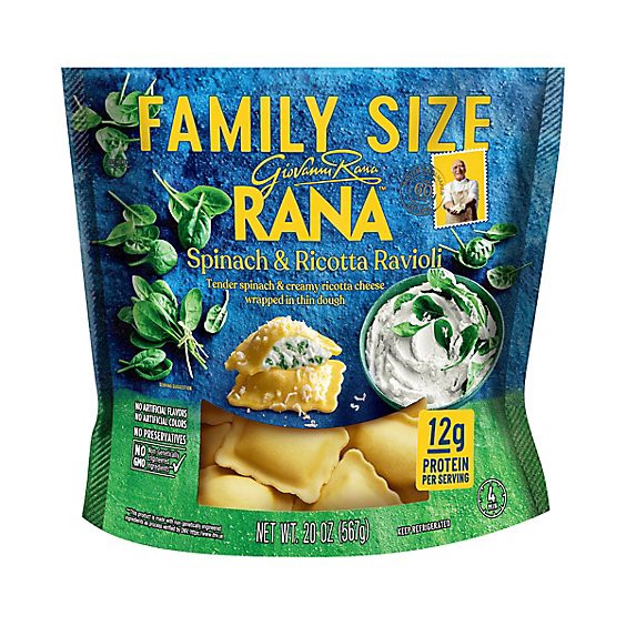 slide 1 of 9, Giovanni Rana Spinach & Ricotta Ravioli - 20 Oz, 20 oz
