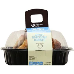 Deli No Salt Rotisserie Chicken Hot - Each