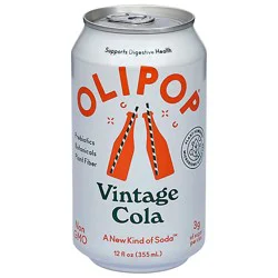Olipop Prebiotic Vintage Cola Soda Can - 12 Fl Oz