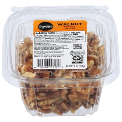 slide 1 of 1, Walnuts Halves & Pieces - 6 Oz, 6 oz