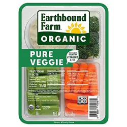 Earthbound Farm Organic Pure Veggie Snack Tray - 7 Oz