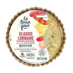 La Terra Fina Classic Lorraine Quiche - 6 Oz