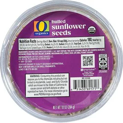 O Organics Sunflower Seeds - 10 Oz