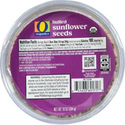 O Organics Sunflower Seeds - 10 Oz