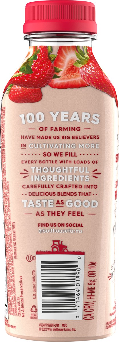 slide 6 of 8, Bolthouse Protein Plus Strawberry - 15.2 Fz, 15.2 fl oz