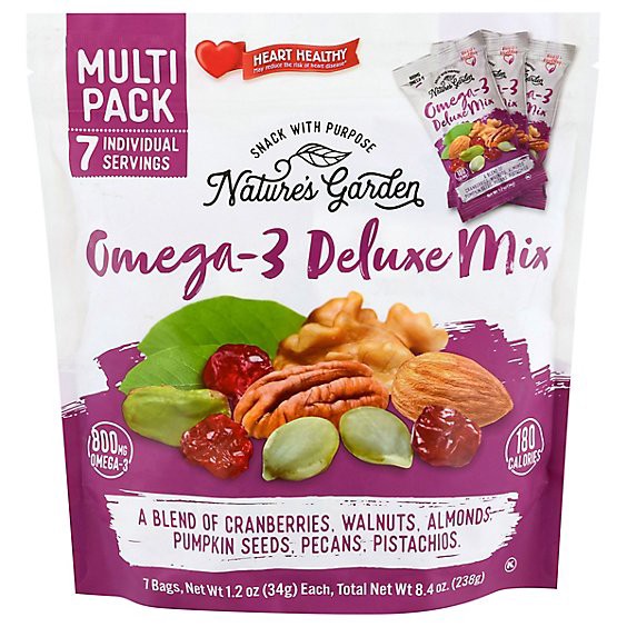 slide 1 of 12, Natures Garden Omega-3 Deluxe, 8.4 oz