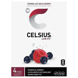 Celsius Beverage Wild Berry - 4-12 Oz