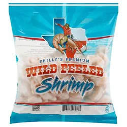 Phillys Premium Shrimp Gulf Peeled & Deveigned Frozen Wild - Lb