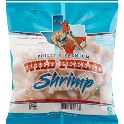 Phillys Premium Shrimp Gulf Peeled & Deveigned Frozen Wild - Lb