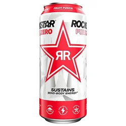 Rockstar Pure Zero Energy Drink Punch - 16 Fz