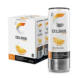 Celsius Orange Tea - 4-12 Oz