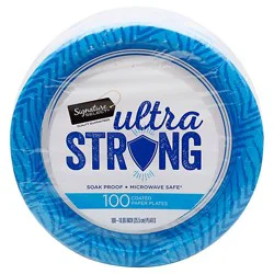 Signature Select Ultra Strong 10 Inch Plates - 100 Count