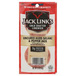 Jack Links Beef And Pork Hard Salami And Pepper Jack Cheese - 1.5 Oz