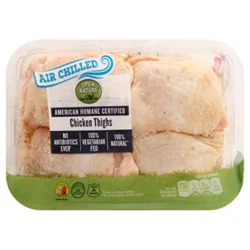 Open Nature Bone-In Air Chill Chicken Thighs - 2.00 Lb