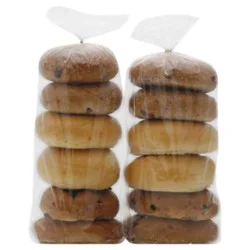 In-Store Bakery Plain Cinnamon Raisin Blueberry Variety Dozen Bagels - Ea