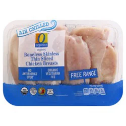 O Organics Thin Sliced Boneless Skinless Chicken Breasts - 1.5 Lb