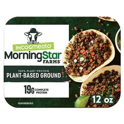 Morningstar Farms Incogmeato Meatless Ground Beef Original Vegan Plant-Based Protein - 12 Oz