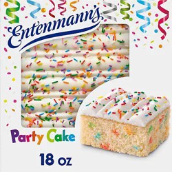 Entenmann's Iced Party Cake - 18 Oz