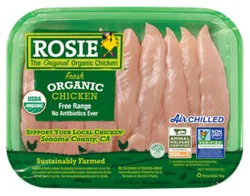 Rosie Air Chilled Organic Chicken Breast Tenders - 1 Lb