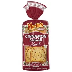 Martins Cinnamon Sugar Swirl Potato Bread - 16 Oz