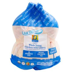 O Organics Air Chilled Whole Chicken - 5 Lb