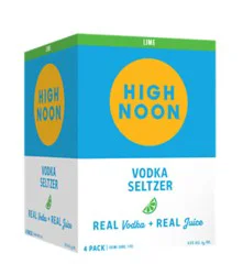 High Noon Lime Vodka Hard Seltzer Single Serve Can - 4-355 Ml
