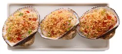 Raw Stuffed Gourmet Clams - Each