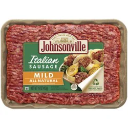 Johnsonville Mild Italian Ground Pork Sausage - 16 Oz