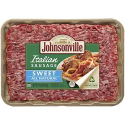 Johnsonville Sweet Italian Ground Pork Sausage - 16 Oz