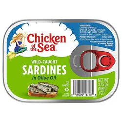 Chicken Of The Sea Wild Caught Sardines In Olive Oil - 3.75 Oz