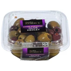 Signature Reserve Marinated Olive Medley Pitted - 7 Oz