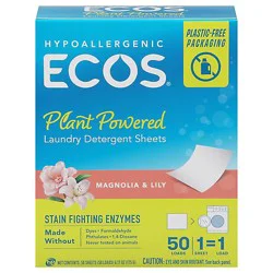 Ecos Liqless Lndry Det Sqr Mgnla Lilly - 50 Ct