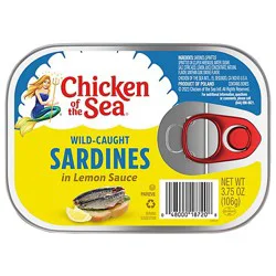 Chicken Of The Sea Sardines In Lemon Oil - 3.75 Oz