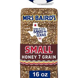 Mrs Baird's Small Honey 7 Grain Bread - 16 Oz