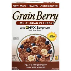 Grain Berry Cereal Multi Bran Flakes - 12 Oz
