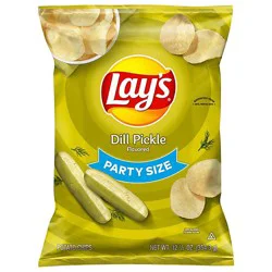 Lays Potato Chips Dill Pickle Party - 12.5 Oz