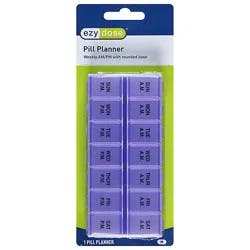 Ez Dose 7 Day Am/pm Medium Pill Reminder - Ea