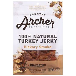 Country Archer Hickory Smoked Turkey Jerky - 2.5 Oz