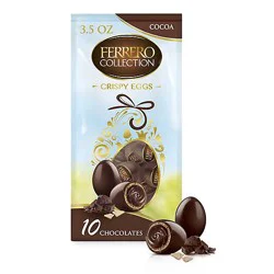 Ferrero Collection Crispy Cocoa Eggs Individually Wrapped Candy For Easter Basket 10 Eggs - 3.5 Oz