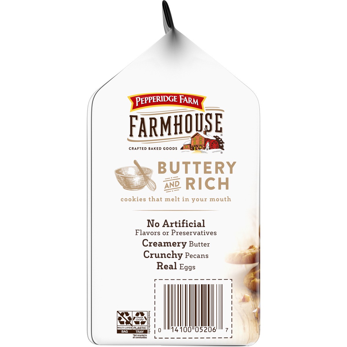 slide 5 of 11, Pepperidge Farm Farmhouse Thin & Crispy Butter Pecan Cookies - 5.9 Oz, 5.9 oz