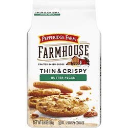 Pepperidge Farm Farmhouse Thin & Crispy Butter Pecan Cookies - 5.9 Oz