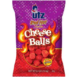 Utz Red Hot Cheese Balls - 2.5 Oz
